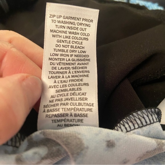 Northern Reflections women’s blue zip up lightweight jacket in size petite large - Picture 8 of 8